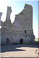 NU2521 : Dunstanburgh Castle - gatehouse by N Chadwick