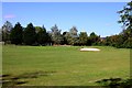 A bunker on Shrivenham Park Golf Course