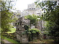 NY3701 : Another view of Wray Castle by Peter S
