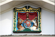 TQ7569 : Coat of Arms, Admiral's Office, Chatham Historic Dockyard, Kent by Christine Matthews