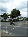 Motorcyclist in Bishopstoke Road