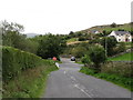 The Tullynasoo Road at its junction with the A50 (Bann Road) at Magheramayo