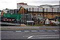 SP0483 : Compound near the Queen Elizabeth Roundabout, Selly Oak New Road scheme by Phil Champion