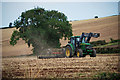 Cultivating near West Wold Farm