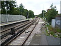 View from the end of the platform at Streatham station