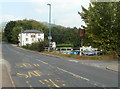 Hereford Road approaches the New Inn, Mardy