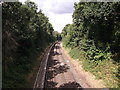 Railway line to West Wickham