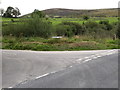 The lower end of Drumlee Road at its junction with  Lackan Road