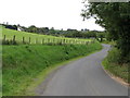 View south along the winding Clanmaghery Road