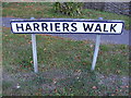 Harriers Walk sign