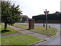 TM4977 : A1095 Halesworth Road & Halesworth Road Edward VII Postbox by Geographer