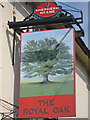 TR0539 : The Royal Oak sign by Oast House Archive