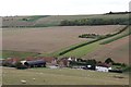 Looking down on Starveall Farm