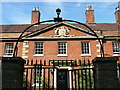 House with crest, Abbey churchyard