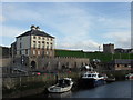 Gunsgreen House overlooking the harbour at Eyemouth