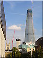 TQ3280 : The Shard from Southwark Bridge Road by Colin Smith