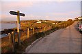 SW9981 : The Southwest Coast Path to Port Gaverne by Steve Daniels