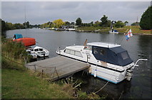 TQ1268 : River Thames near West Molesey by Philip Halling