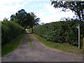 TM2256 : Byway to Villa Farm & Entrance to Warren's Farm by Geographer