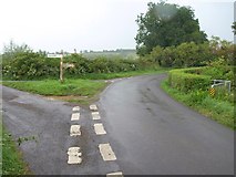 ST4944 : Junction of droves near Hurn Farm by Derek Harper