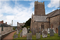 SS4728 : St Peter's Church opposite Torr House in Westleigh by Roger A Smith