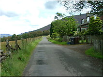 NN5922 : South Loch Earn road at Carstran by Dave Fergusson