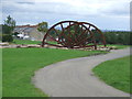 NZ3453 : Old pit wheel, Herrington Country Park by Malc McDonald