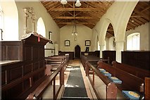 TG0829 : St Andrew, Thurning - West end by John Salmon
