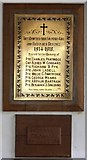 TG0829 : St Andrew, Thurning - Brass War Memorial WWI by John Salmon
