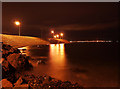 J5082 : The Eisenhower Pier, Bangor, at night by Mr Don't Waste Money Buying Geograph Images On eBay