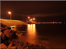 J5082 : The Eisenhower Pier, Bangor, at night by Rossographer