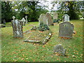 SP9626 : Gravestones in the churchyard at St Nicholas, Hockliffe by Basher Eyre