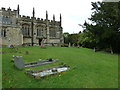 Churchyard at North Marston, Bucks- autumn