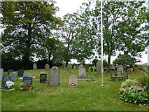 SP8328 : Churchyard, Holy Trinity Drayton Parslow by Basher Eyre