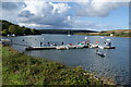 A quay in the Teifi estuary