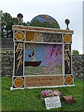 SK2276 : Well Dressing [2], Town End, Eyam by Robin Drayton