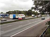 SJ7760 : M6 Motorway by David Dixon