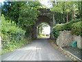 Grade II listed Treble Hill railway bridge, Glasbury, viewed from the NW