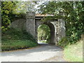 Grade II listed Treble Hill railway bridge, Glasbury, viewed from the SE