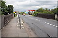 Currock Road: Railway Bridge at Petrol Station