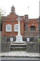 War Memorial by the almshouses