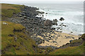 Small beach east of Rubha Gharsan