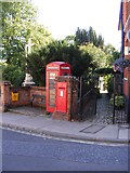TM2749 : Telephone Box & Market Hill Postbox by Geographer