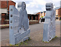 Millworkers sculpture, Belfast (1)