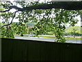 Looking into the desolate car park at the redundant Fernhurst Research Centre