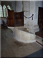 St. Mary the Virgin, Great Brickhill: steps up to the pulpit