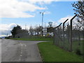 The entrance to the Aughnagon Landfill Site on the B7