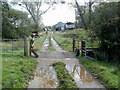 Entrance track to Cwm-heron Farm