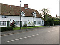 Cottages along the B1117 road through Laxfield