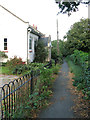 Footpath past All Saints